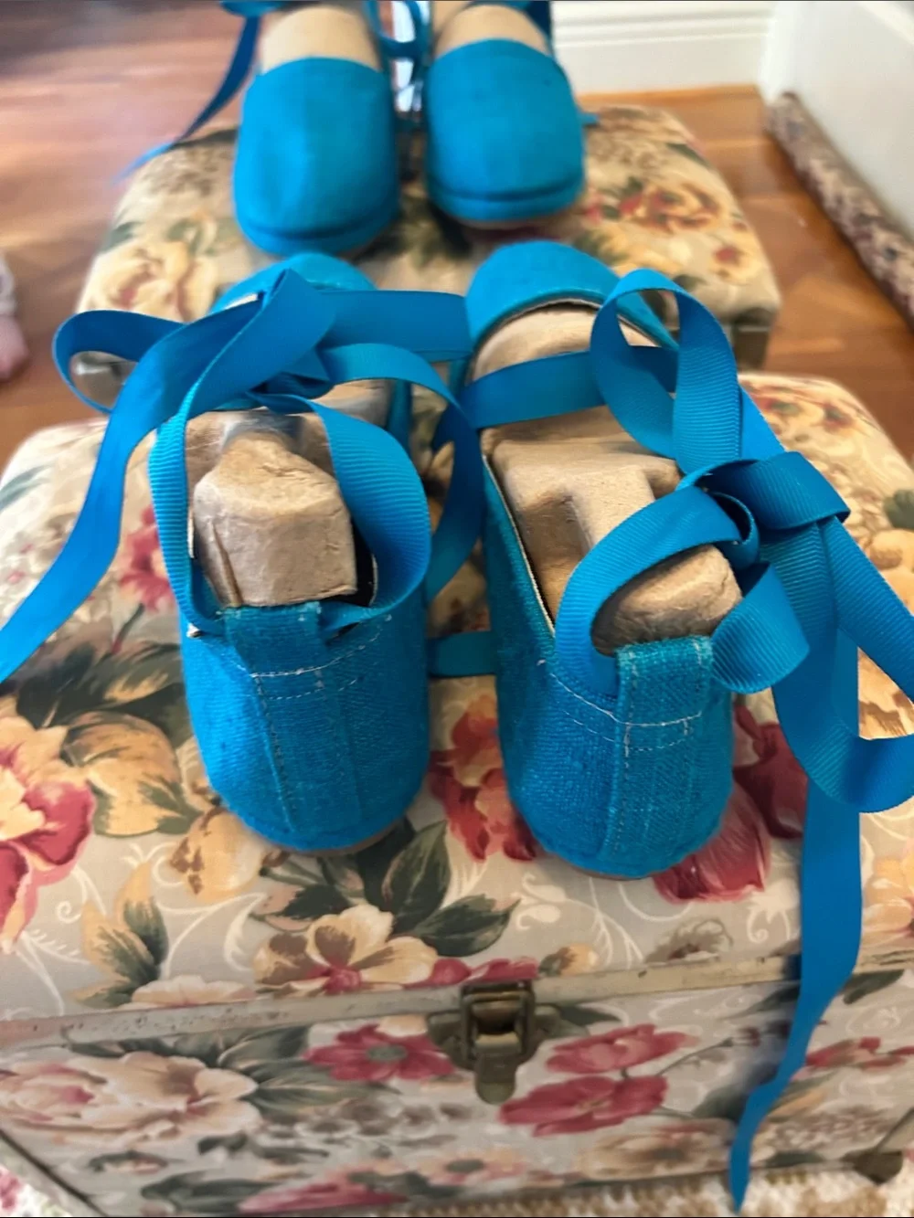 Diane Von Fustenberg Ribbon Espadrille Flats